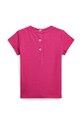 Polo Ralph Lauren t-shirt bawełniany niemowlęcy 310916763002 różowy AW23