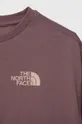 Dječja pamučna majica kratkih rukava The North Face G VERTICAL LINE S/S TEE 100% Pamuk