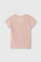 Дитяча футболка EA7 Emporio Armani рожевий