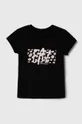 μαύρο Παιδικό μπλουζάκι EA7 Emporio Armani Για κορίτσια