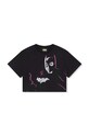 Dkny tricou de bumbac pentru copii x DC Comics D35T26.162.174 negru AW23