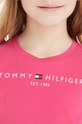 Дитяча бавовняна футболка Tommy Hilfiger Для дівчаток