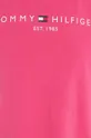 рожевий Дитяча бавовняна футболка Tommy Hilfiger