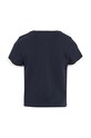 Dziewczynka Tommy Hilfiger t-shirt bawełniany dziecięcy KG0KG07645.74.122.9BYX granatowy