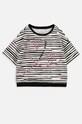 Coccodrillo t-shirt dziecięcy ZC3143203MGK czarny AW23