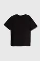 Παιδικό βαμβακερό μπλουζάκι Pinko Up μαύρο