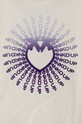 Dziewczynka Pinko Up t-shirt bawełniany dziecięcy F3PIJGTH288 beżowy