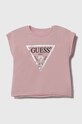 Guess gyerek póló elasztánnal rózsaszín J81I15.J1311.9BYX