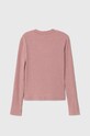 United Colors of Benetton longsleeve copii 31F5C10F7.G.SEASONAL roz AW23