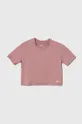 ροζ Παιδικό μπλουζάκι Under Armour Motion SS Για κορίτσια