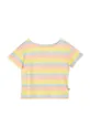 Otroška bombažna kratka majica Mini Rodini rumena