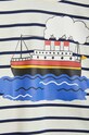 Otroška bombažna kratka majica Mini Rodini bela 2362012560