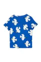 Дитяча бавовняна футболка Mini Rodini Mini Rodini x Wrangler блакитний