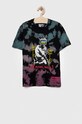 Detské bavlnené tričko Guess x Brandalised potlač viacfarebná H3YJ00.K9RM1.9BYX