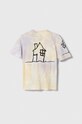 Guess t-shirt bawełniany dziecięcy H3YJ01.K9RM1.9BYX multicolor AW23