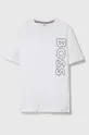λευκό Παιδικό βαμβακερό μπλουζάκι BOSS Παιδικά