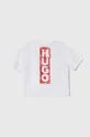 Παιδικό μπλουζάκι HUGO λευκό