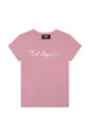 różowy Karl Lagerfeld t-shirt dziecięcy Dziecięcy