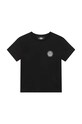 Karl Lagerfeld t-shirt bawełniany dziecięcy nadruk czarny Z25413.162.174