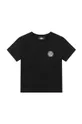 czarny Karl Lagerfeld t-shirt bawełniany dziecięcy Dziecięcy