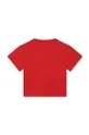 Детская хлопковая футболка Kenzo Kids красный