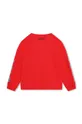 Detská bavlnená košeľa s dlhým rukávom Kenzo Kids červená