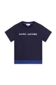 mornarsko modra Otroška bombažna kratka majica Marc Jacobs Otroški
