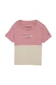 roza Kratka majica za dojenčka Calvin Klein Jeans Otroški
