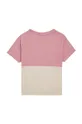 Μπλουζάκι μωρού Calvin Klein Jeans ροζ