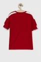Otroška kratka majica adidas Performance rdeča