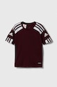 Дитяча футболка adidas Performance візерунок бордо GN8090