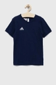 granatowy adidas Performance t-shirt bawełniany dziecięcy ENT22 TEE Y Dziecięcy