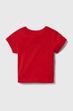 Chłopiec adidas Originals t-shirt bawełniany dziecięcy TREFOIL IC9117 czerwony