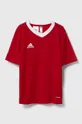 czerwony adidas Performance t-shirt dziecięcy Dziecięcy