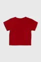 Бавовняна футболка для немовлят adidas Originals червоний