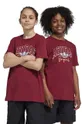 bordowy adidas Originals t-shirt bawełniany dziecięcy Dziecięcy