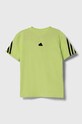 adidas t-shirt bawełniany dziecięcy IM0069 zielony AW23