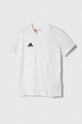 Дитяча бавовняна футболка adidas Performance ENT22 TEE Y бавовна білий HC0447