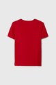 adidas t-shirt bawełniany dziecięcy IJ6262 czerwony AW23