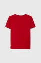 Дитяча бавовняна футболка adidas червоний