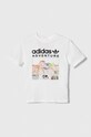 adidas Originals t-shirt bawełniany dziecięcy II0929 biały AW23