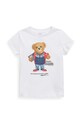 Detské bavlnené tričko Polo Ralph Lauren bavlna biela 312867198062
