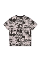 Dkny t-shirt bawełniany dziecięcy x DC Comics czarny