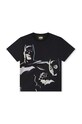 Детская хлопковая футболка Dkny D55009.114.150 чёрный AW23