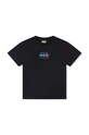 Dkny t-shirt bawełniany dziecięcy D55011.114.150 czarny AW23