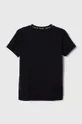 μαύρο Παιδικό βαμβακερό μπλουζάκι Calvin Klein Jeans 2-pack