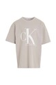 Calvin Klein Jeans t-shirt bawełniany dziecięcy IB0IB01899.9BYX beżowy AW23
