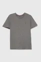 Παιδικό βαμβακερό μπλουζάκι Tommy Hilfiger 2-pack γκρί