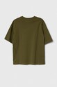 Παιδικό βαμβακερό μπλουζάκι United Colors of Benetton 3096C10DO.G.SEASONAL πράσινο AW23