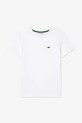 Lacoste t-shirt bawełniany dziecięcy bawełna biały TJ1122